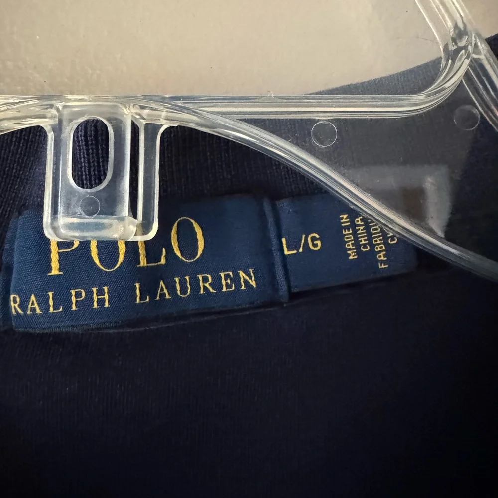 Polo by Ralph Lauren Men's Dark Blue Polo Shirt